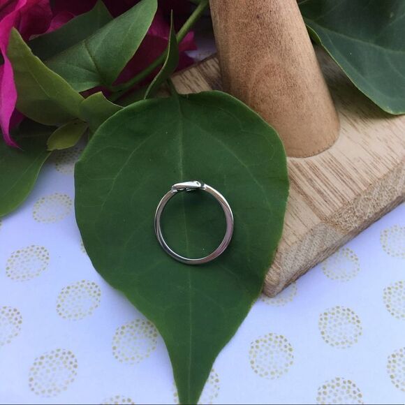 Sterling Silver Moon and Star Toe Ring - Picture 4 of 5